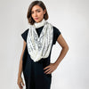The BIBLE book scarf  PSALM 23 IVORY