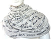 Alice in Wonderland Book Scarf by Lewis Carroll
