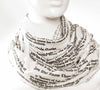 Bible Book Scarf infinity style