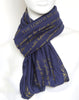 The BIBLE book scarf  PSALM 23  NAVY BLUE