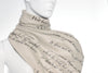 Custom text/words on the scarf