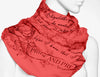 Pride and Prejudice book scarf by Jane Austen CORAL