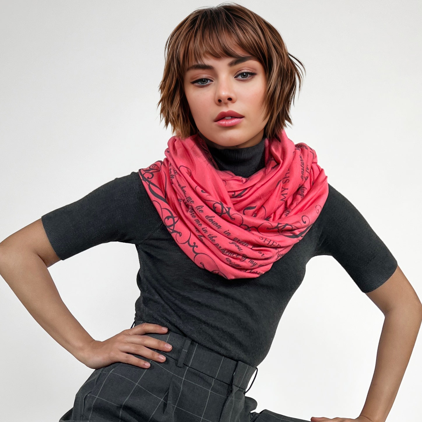 The BIBLE book scarf  PSALM 23