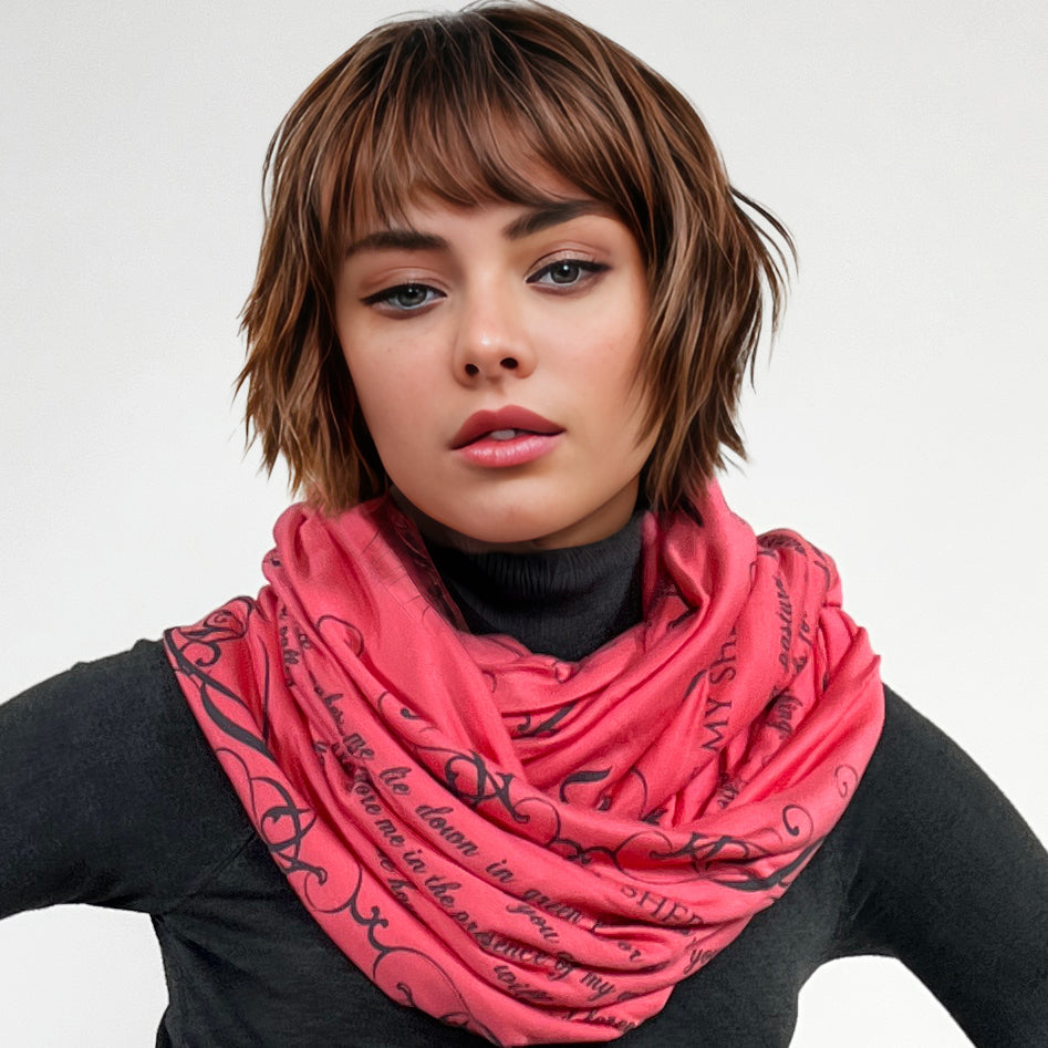 The BIBLE book scarf  PSALM 23