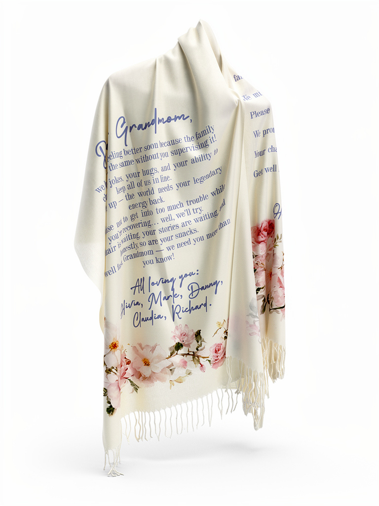 PERSONALIZED SCARF Create Your Own Design
