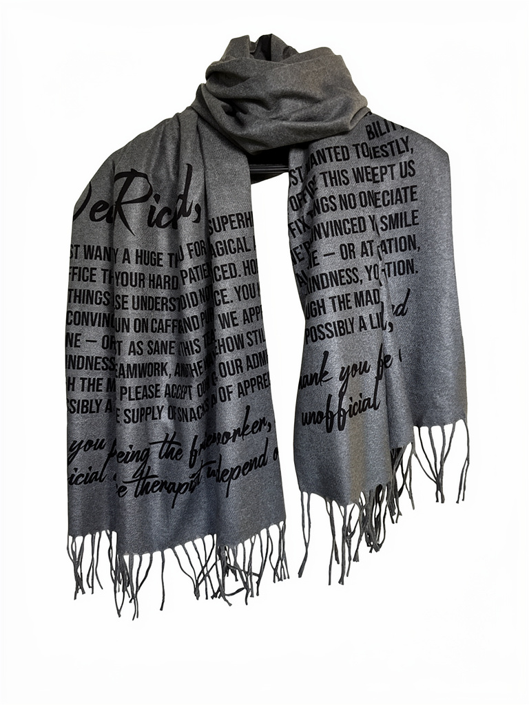 PERSONALIZED SCARF Create Your Own Design