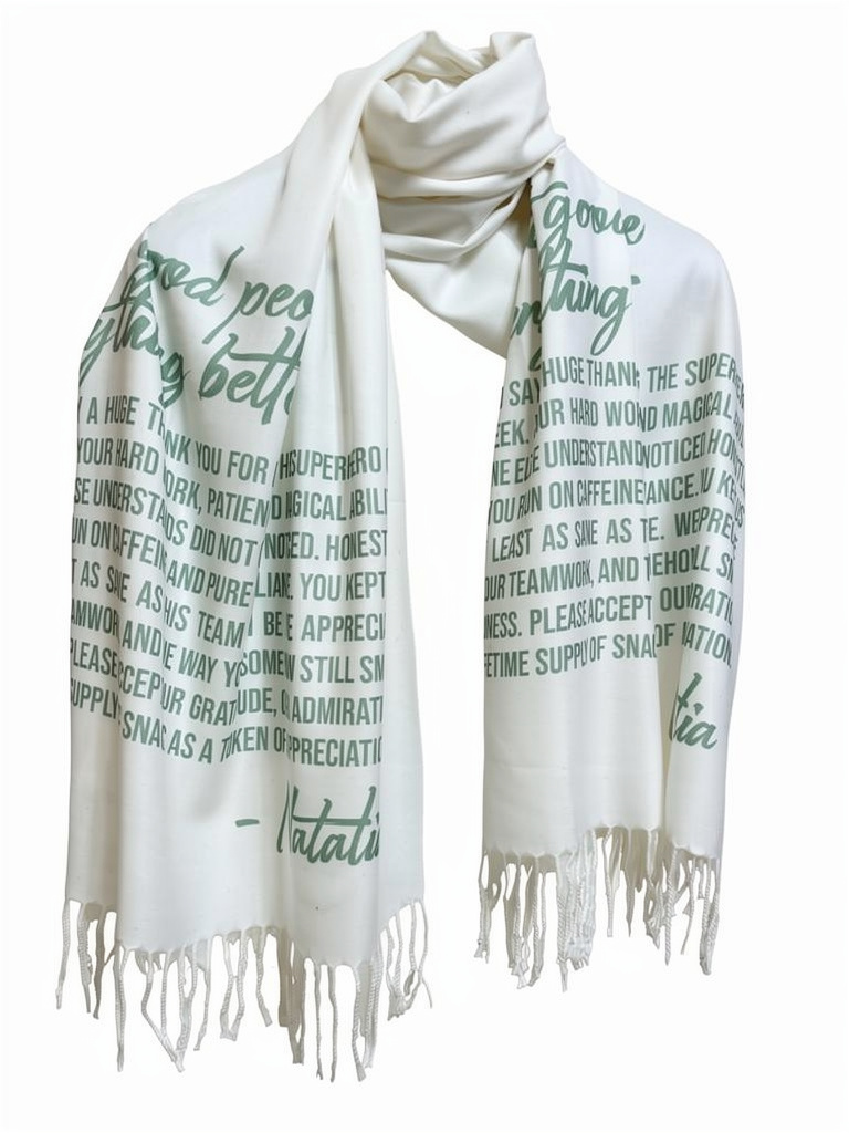 PERSONALIZED SCARF Create Your Own Design