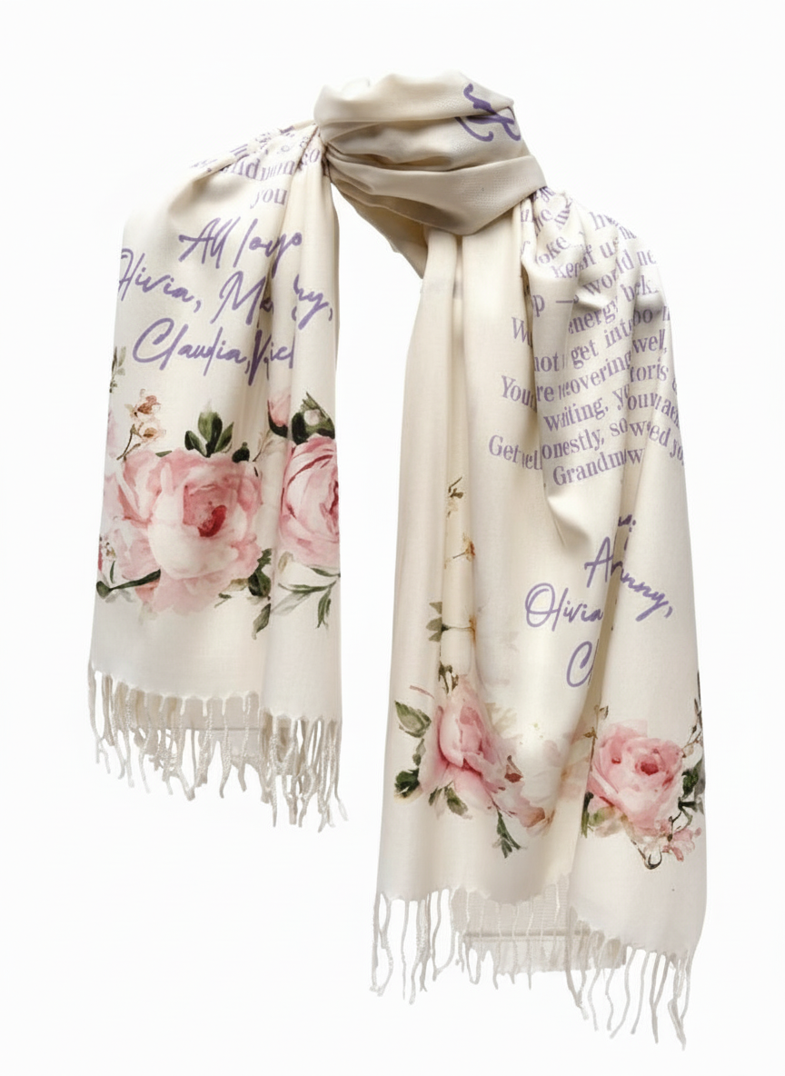 PERSONALIZED SCARF Create Your Own Design