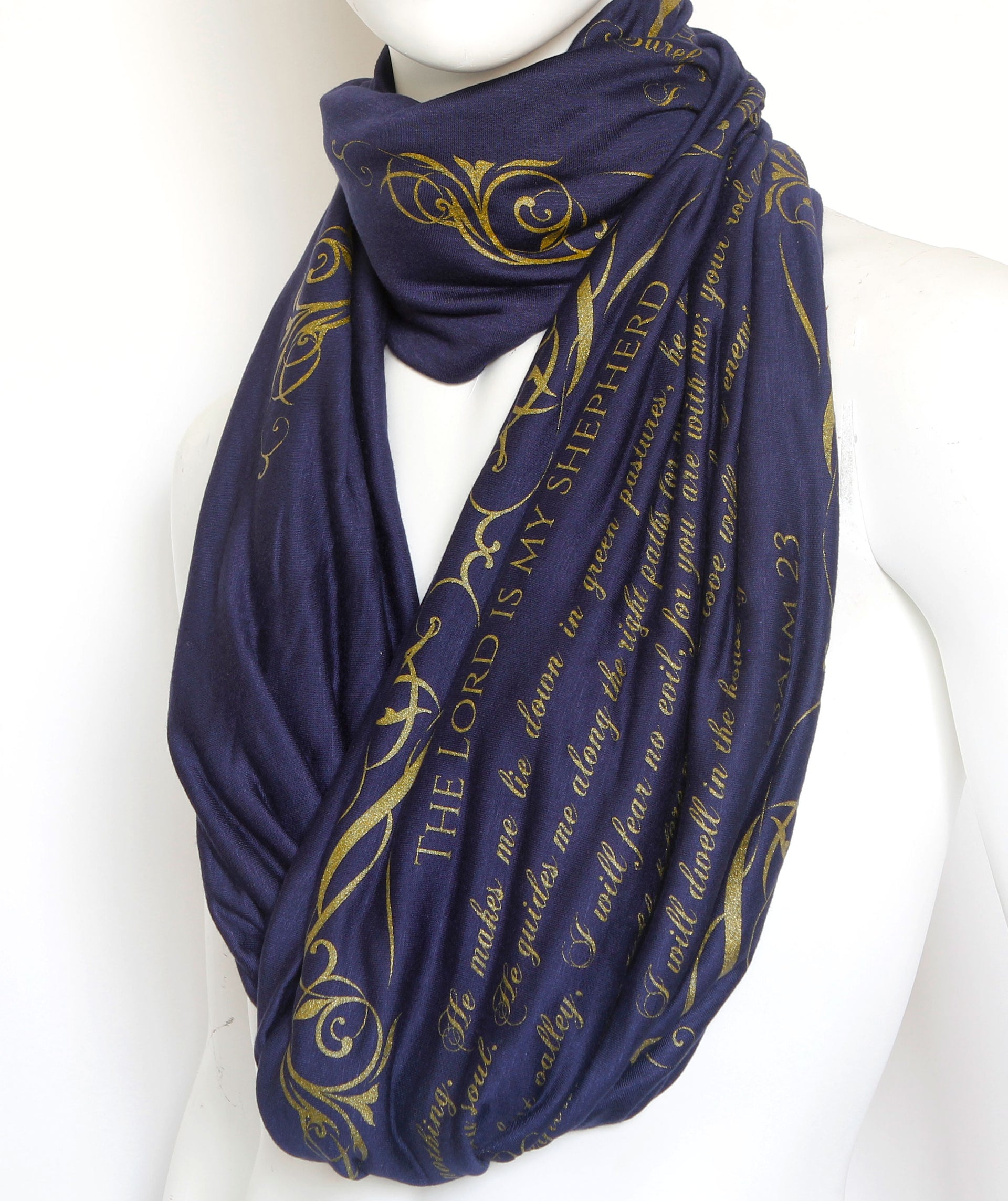 The BIBLE book scarf  PSALM 23