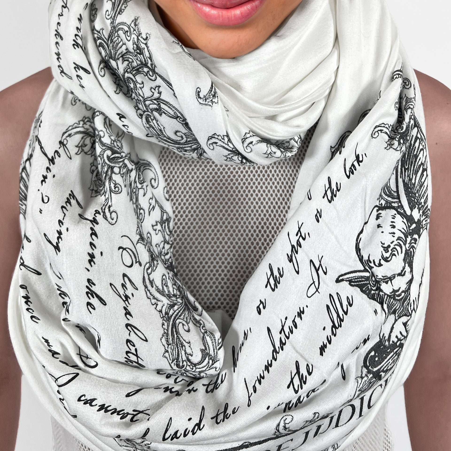 Pride and Prejudice book scarf by Jane Austen