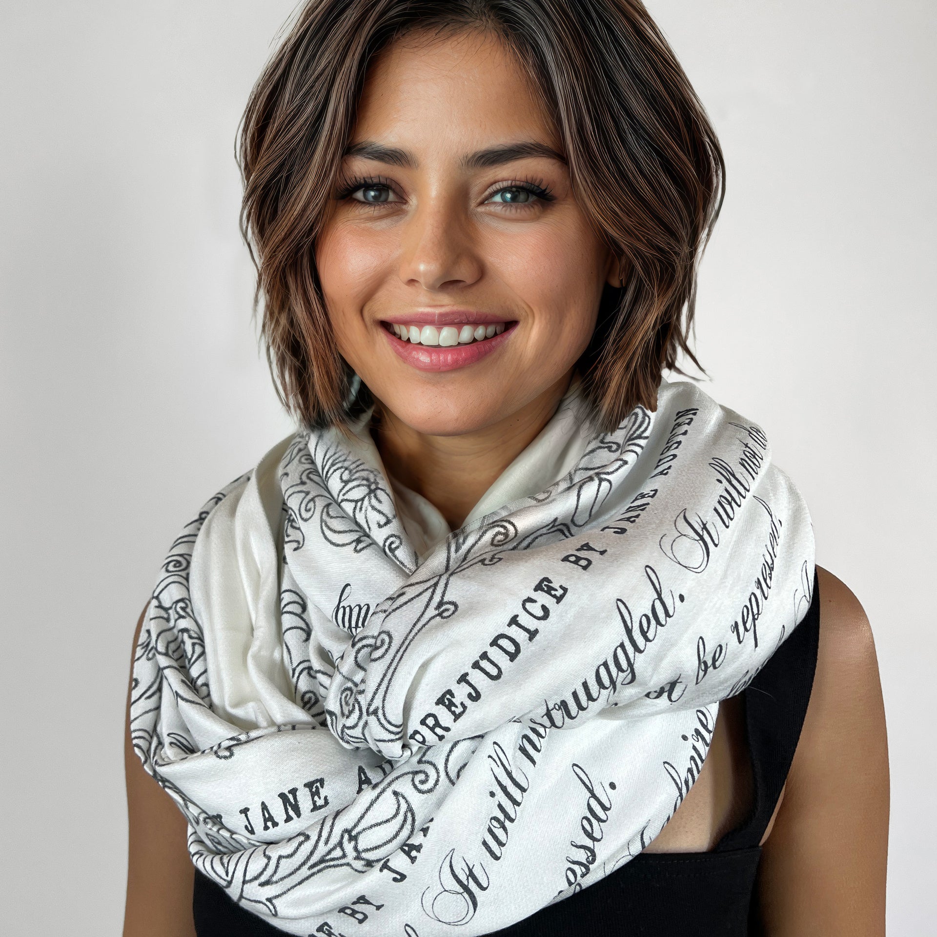 Pride and Prejudice book scarf by Jane Austen