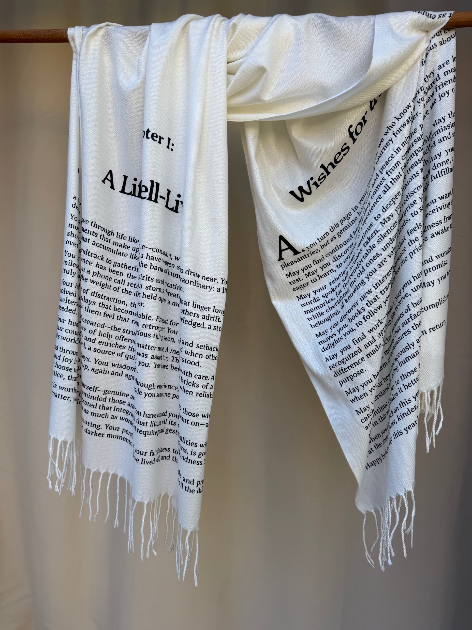 PERSONALIZED SCARF Create Your Own Design