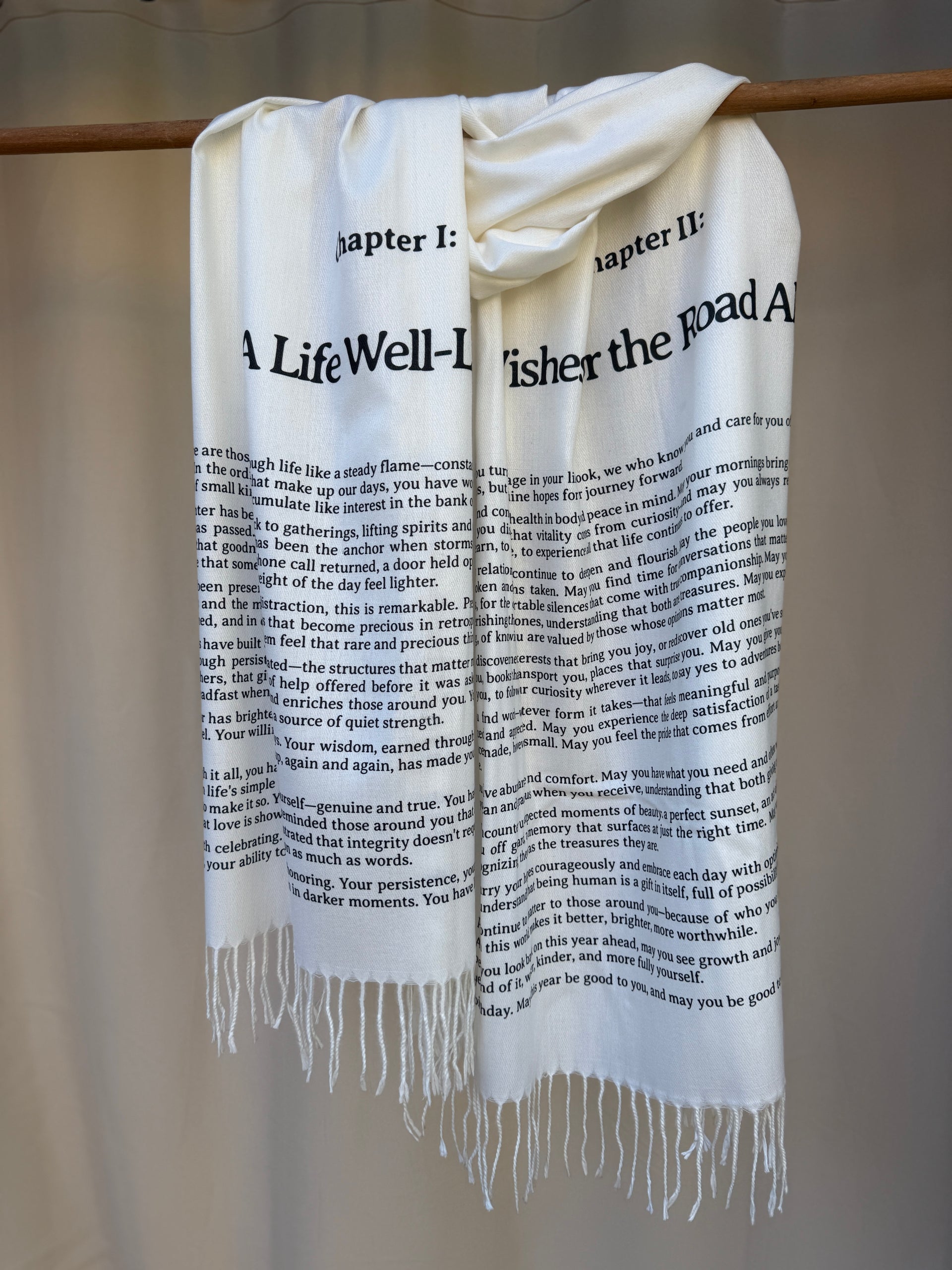 PERSONALIZED SCARF Create Your Own Design