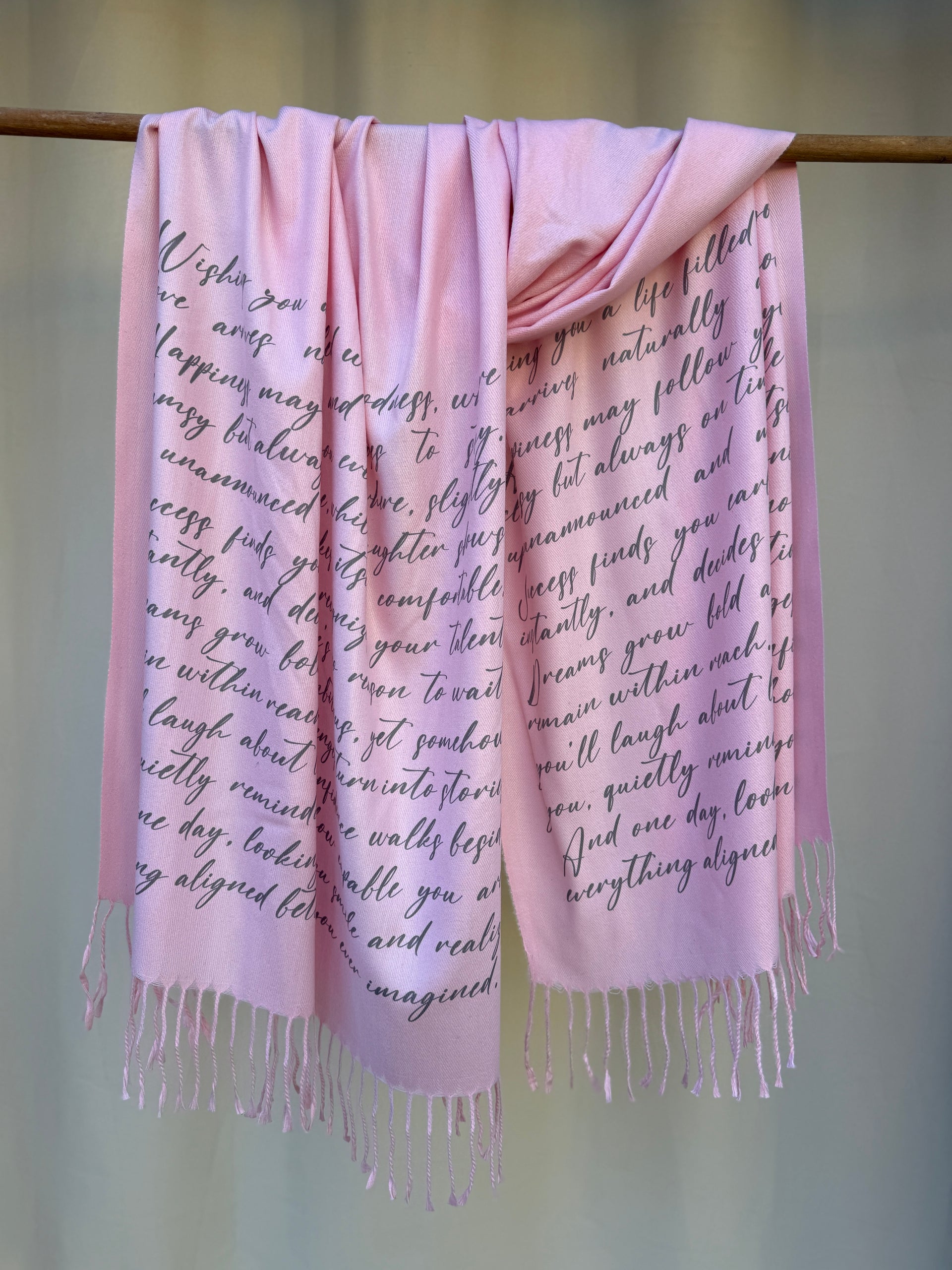 PERSONALIZED SCARF Create Your Own Design