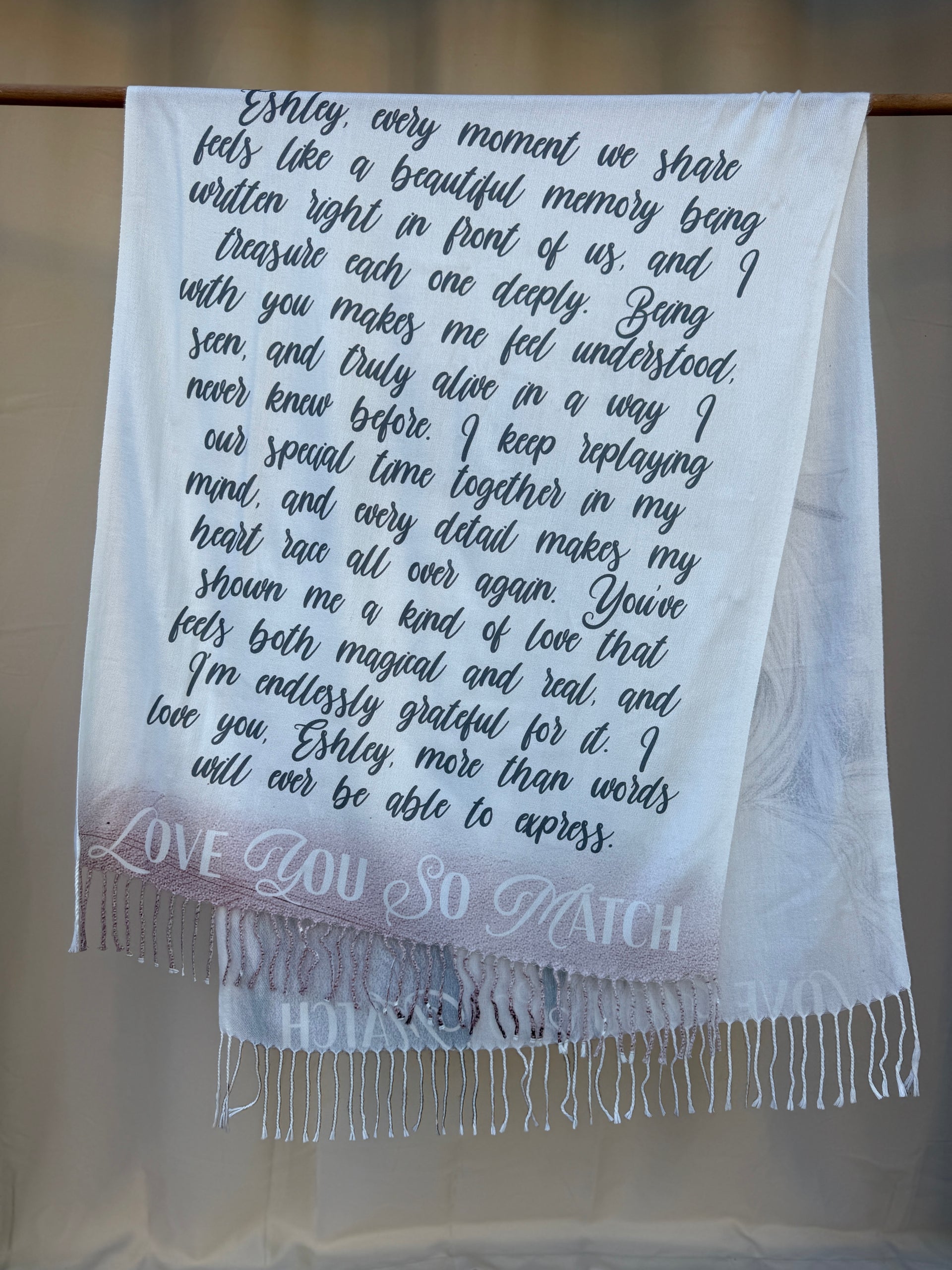 PERSONALIZED SCARF Create Your Own Design