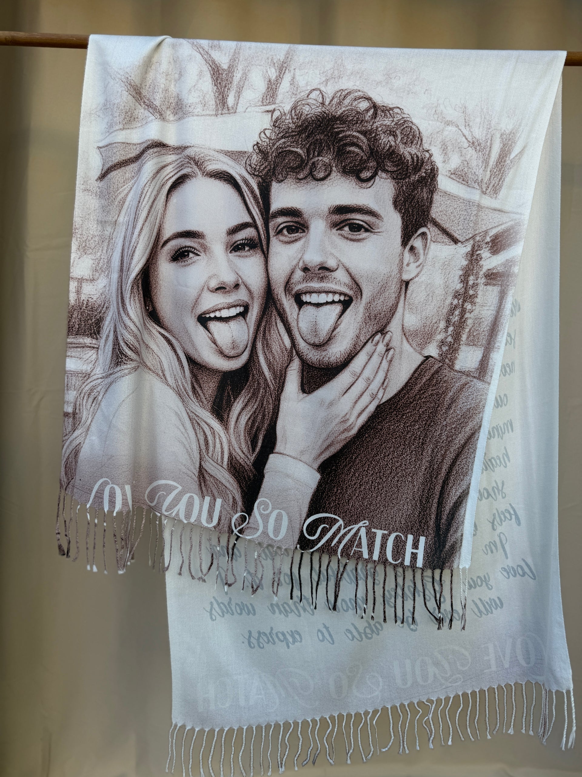 PERSONALIZED SCARF Create Your Own Design