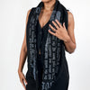 The Raven book scarf by Edgar Poe BLACK