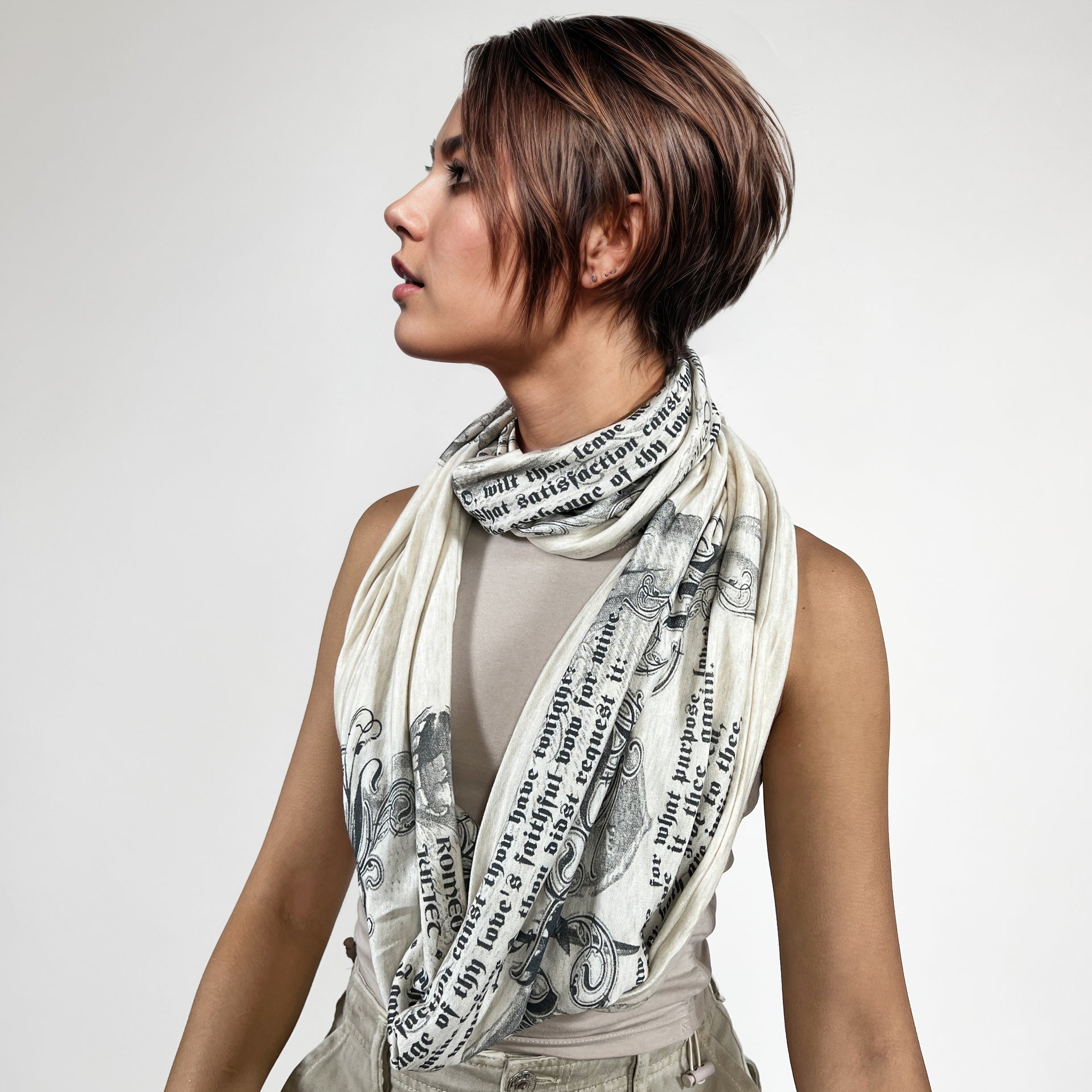 Romeo and Juliet Book Scarf by William Shakespeare