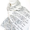 Custom text/words on the scarf