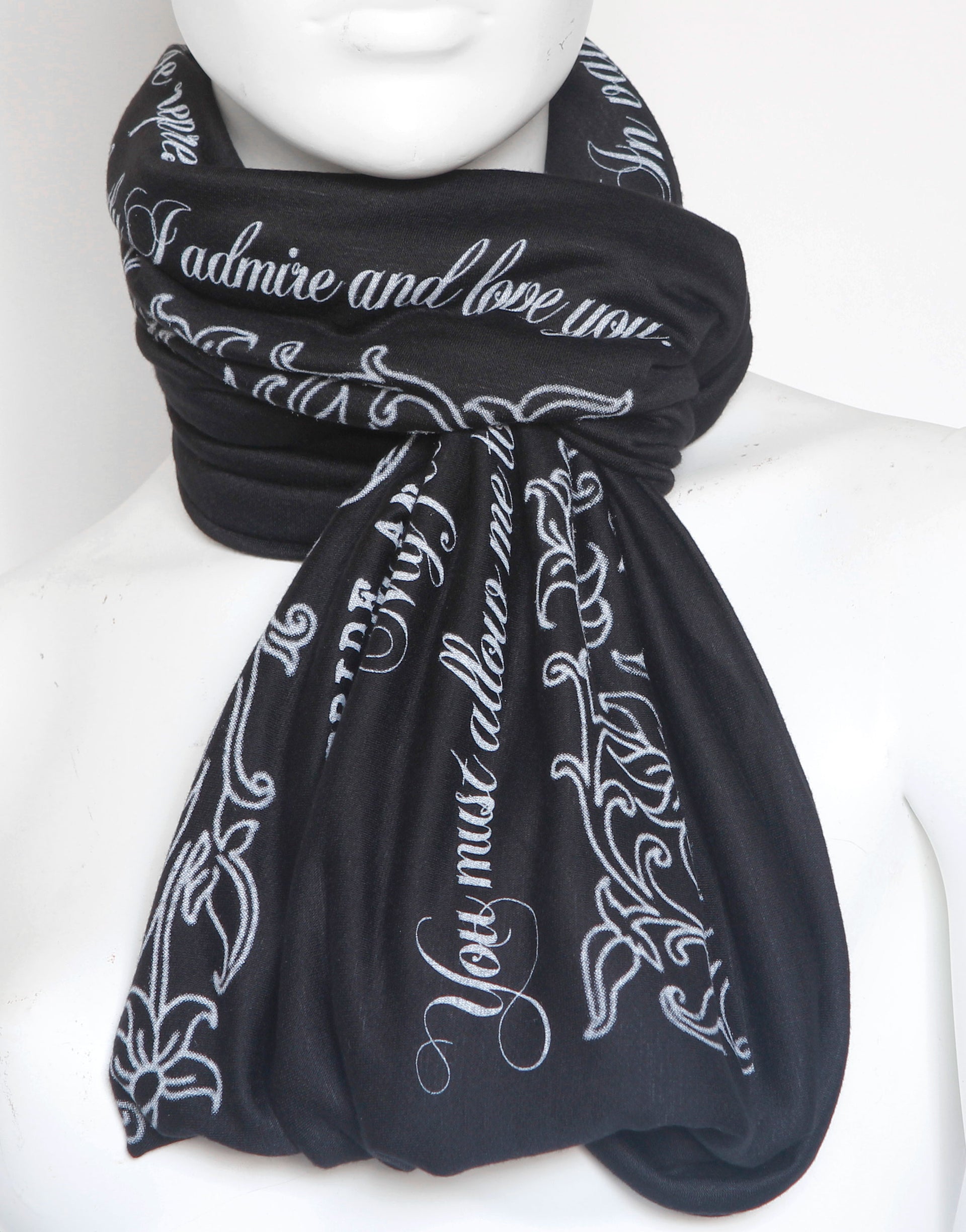 Pride and Prejudice book scarf by Jane Austen