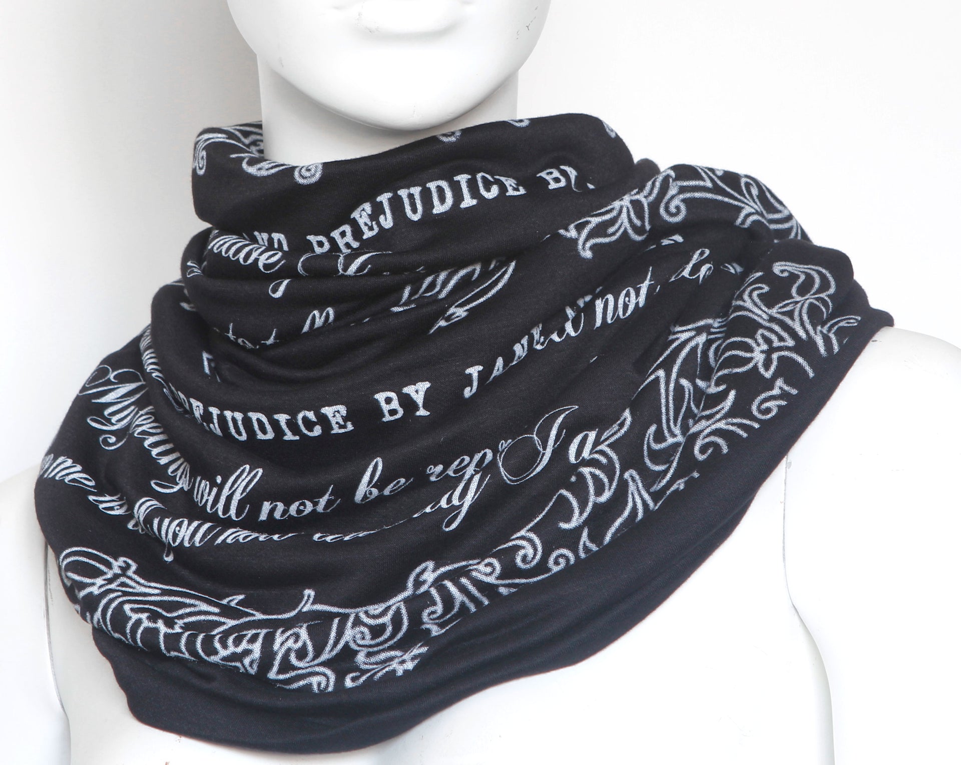Pride and Prejudice book scarf by Jane Austen