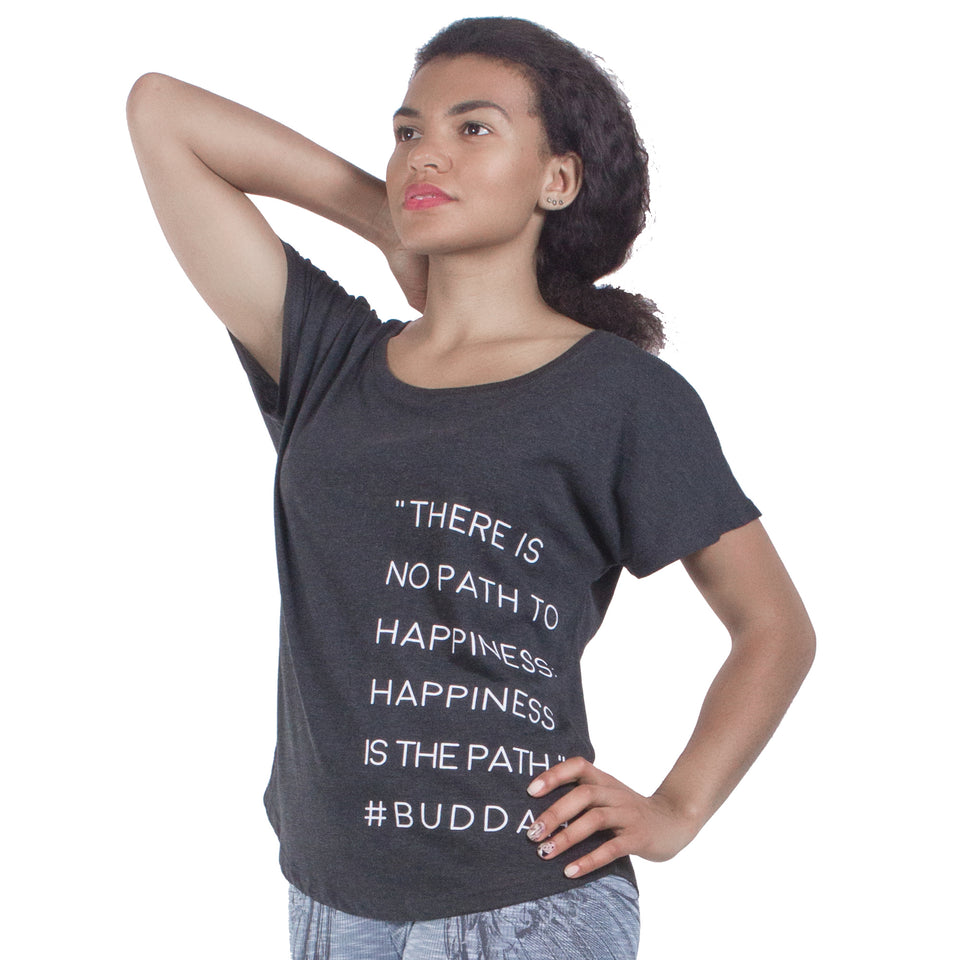 HAPPINESS PATH - Charcoal T-Shirt