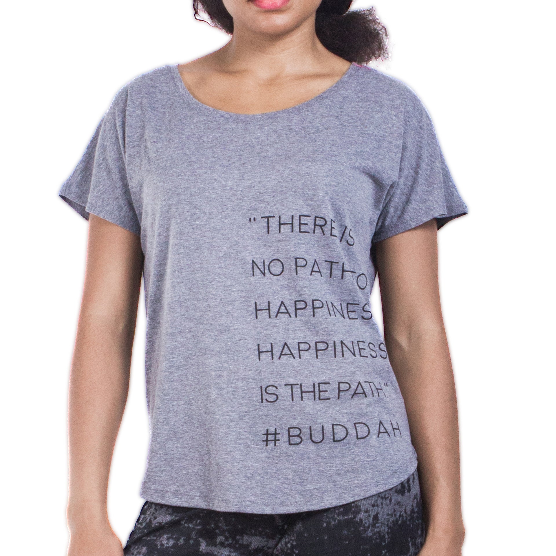 HAPPINESS PATH - Heather Gray T-Shirt
