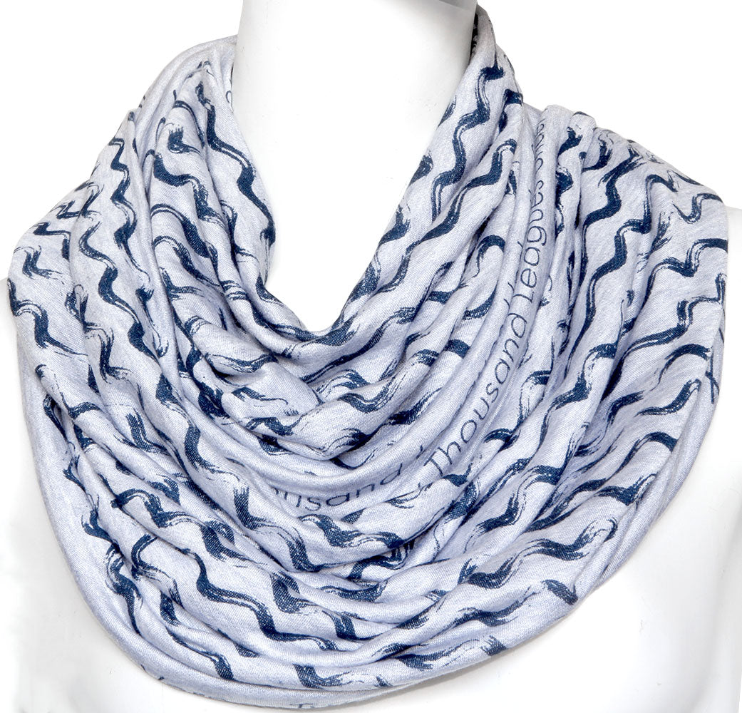 "Twenty Thousand Leagues Under the Sea" by Jules Verne Book Scarf, Nautical Gift