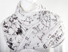 "Pride and Prejudice" book scarf. "The Library" Quote