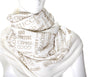 PROSPERITY SCARF ivory color