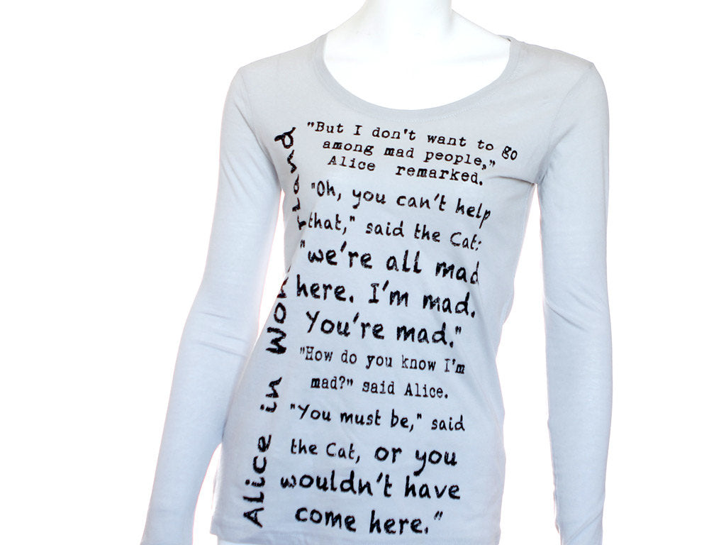 Alice in Wonderland Book T-Shirt